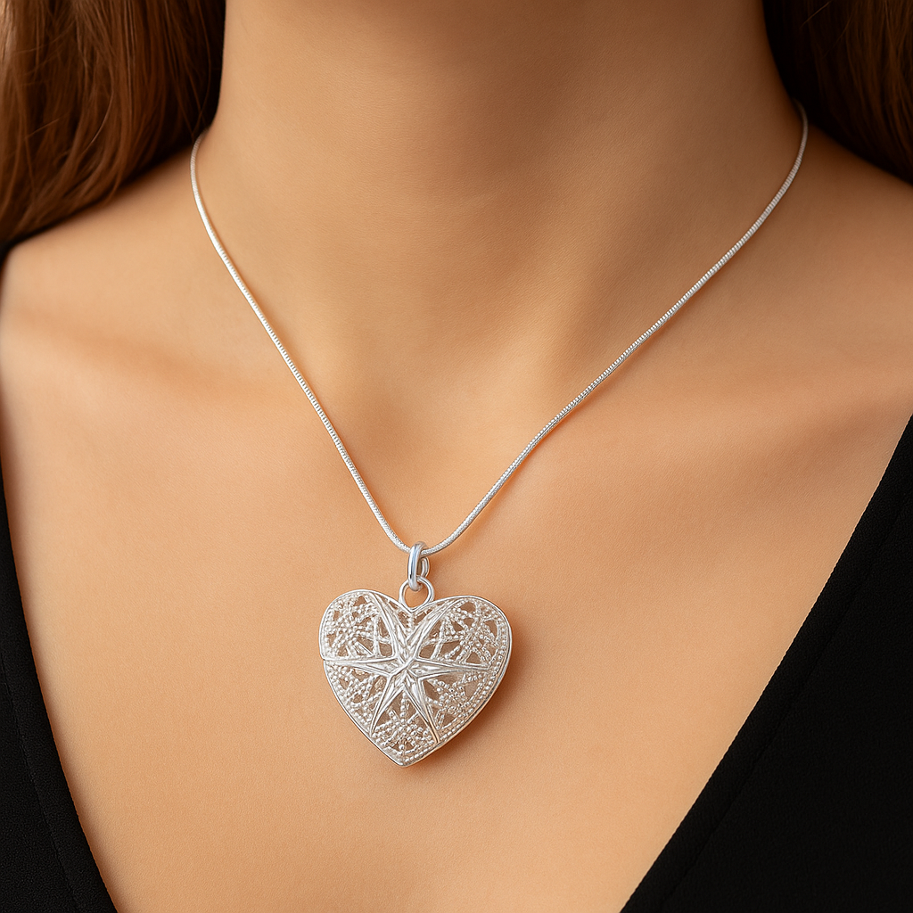 Colar Heart Locket