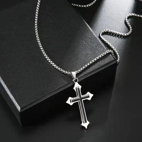 Colar Vintage Gothic Crucifixo