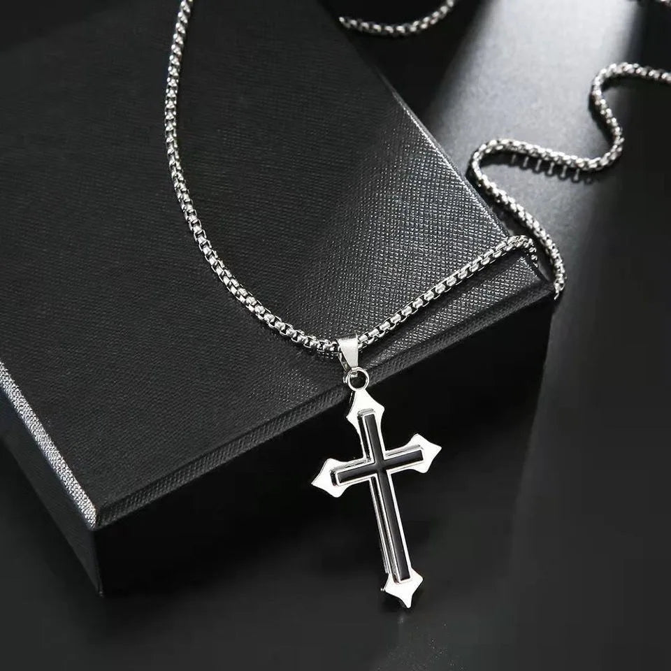 Colar Vintage Gothic Crucifixo