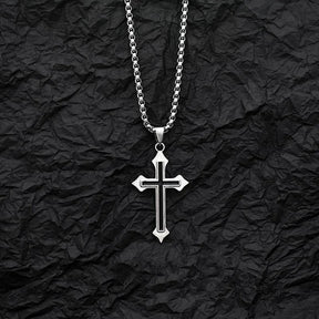 Colar Vintage Gothic Crucifixo
