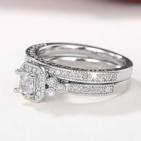 Conjunto de Anéis Eternal Spark Duo