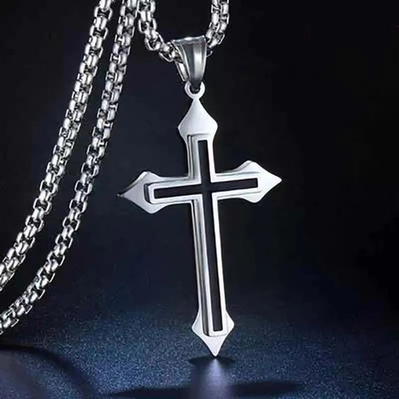 Colar Vintage Gothic Crucifixo