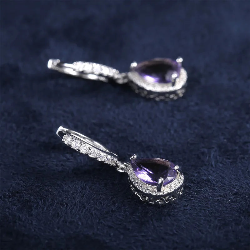 Brinco Violet Drop