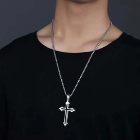 Colar Vintage Gothic Crucifixo