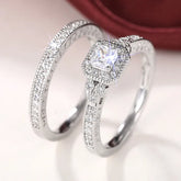 Conjunto de Anéis Eternal Spark Duo