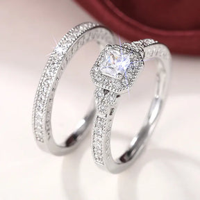 Conjunto de Anéis Eternal Spark Duo