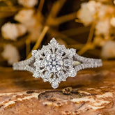 Anel Snow Blossom