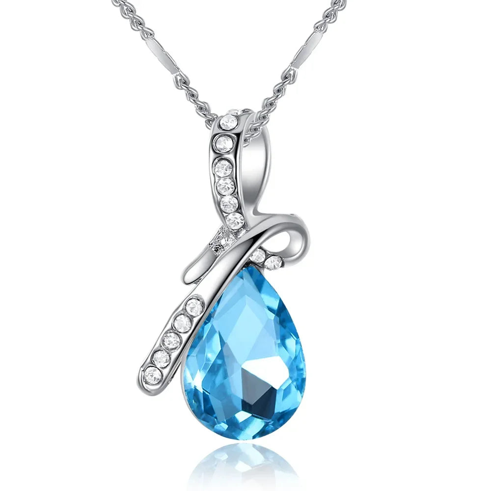 Colar Blue Drop