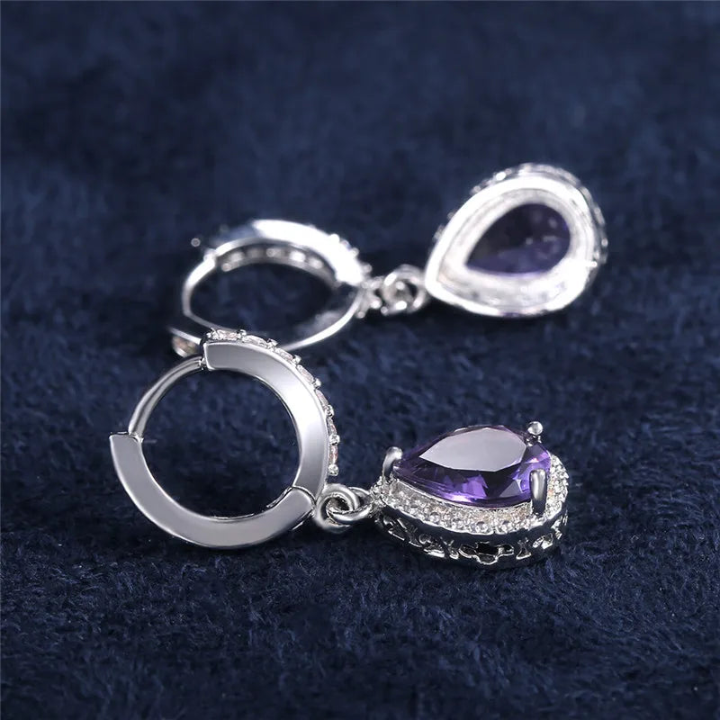 Brinco Violet Drop