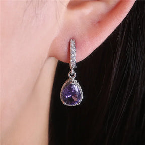 Brinco Violet Drop