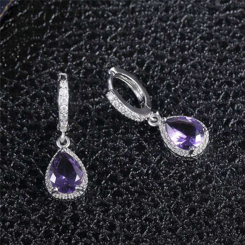 Brinco Violet Drop
