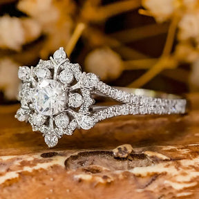 Anel Snow Blossom