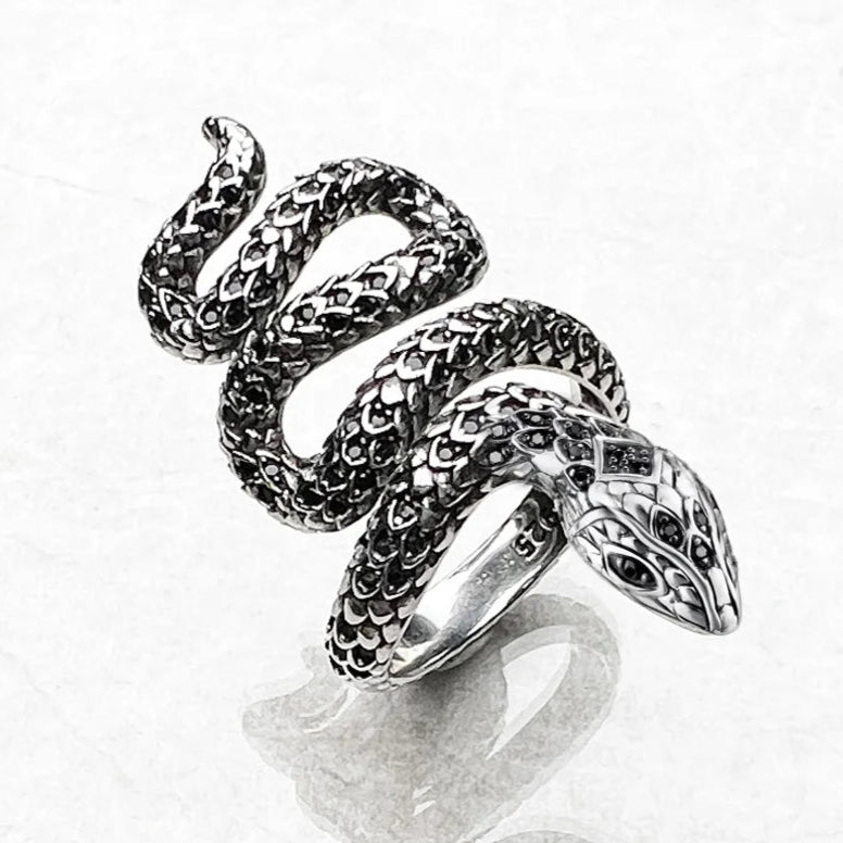 Anel Black Snake